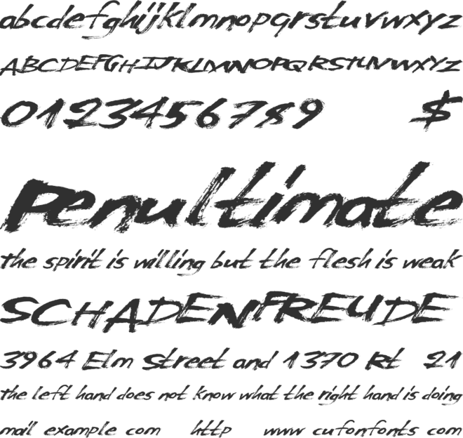 AmericanLights font preview
