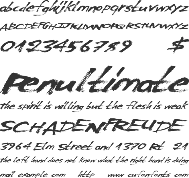 AmericanLights font preview