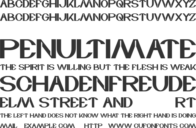 wave zone font preview