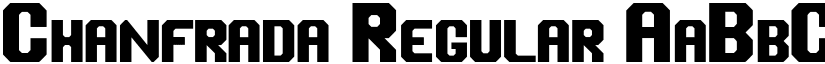 Chanfrada Regular font