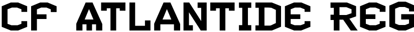 CF Atlantide Regular font