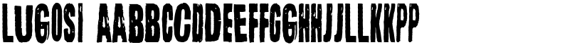 Lugosi font download