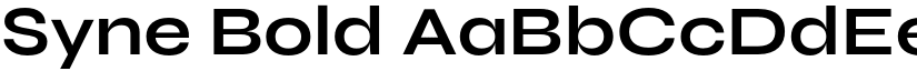 Syne Bold font