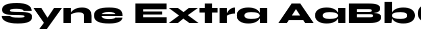 Syne Extra font