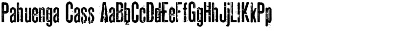 Pahuenga Cass font