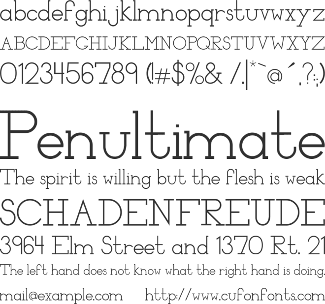 Chelsea font preview