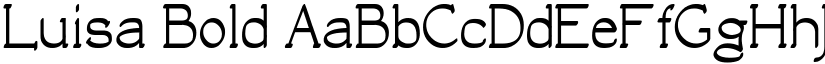 Luisa Bold font