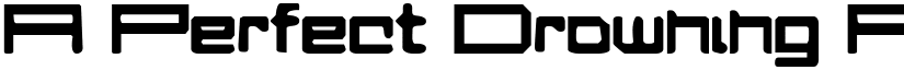 A Perfect Drowning font