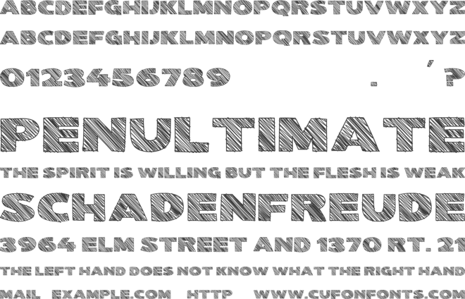 Kwixter font preview