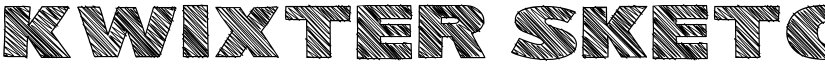 Kwixter Sketch font