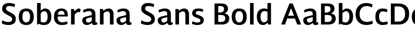 Soberana Sans Bold font