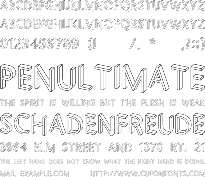 Letterblocks font preview