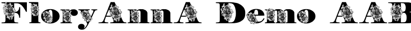 FloryAnna Demo font
