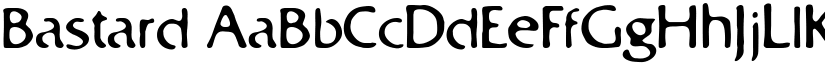 Bastard font