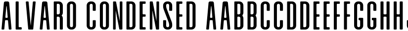 Alvaro Condensed font