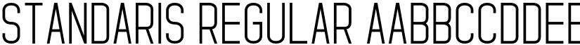 Standaris Regular font