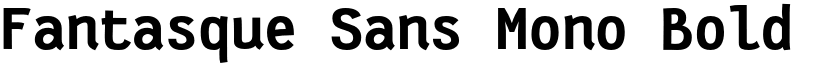 Fantasque Sans Mono Bold font