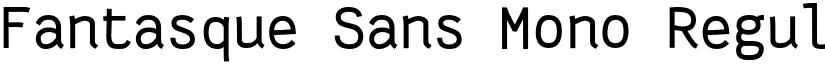 Fantasque Sans Mono Regular font