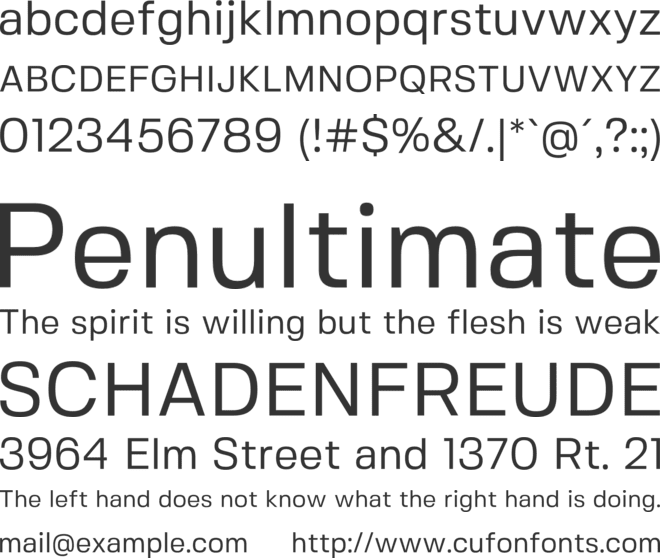 Fivo Sans font preview