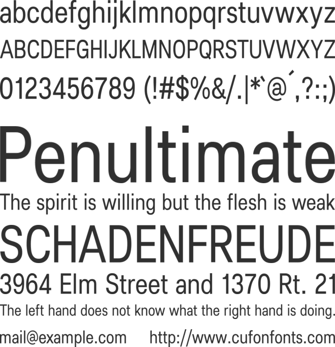 Lunchtype25 font preview