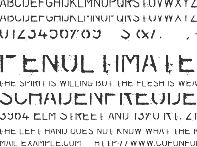 Cold Coffee font preview