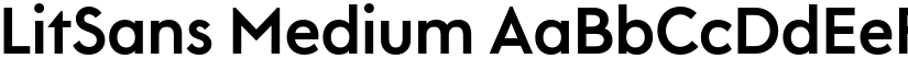 LitSans Medium font