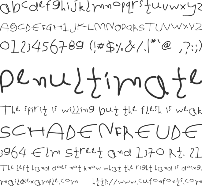 first grade lolo font preview