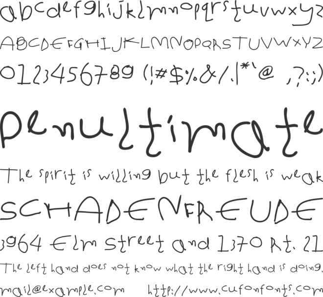 first grade lolo font preview