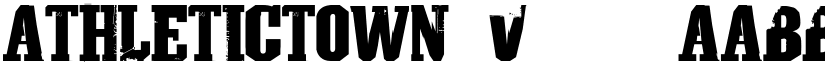 AthleticTown v0.1 font