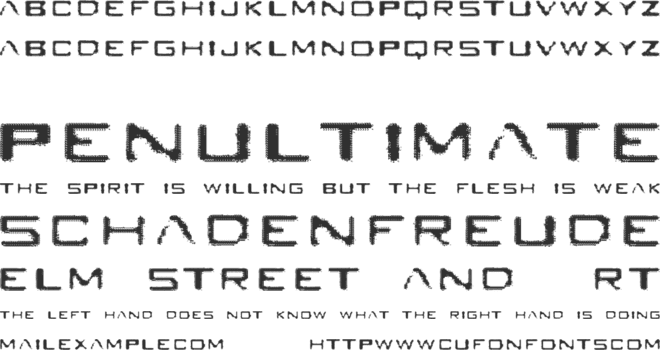 Seabreed font preview