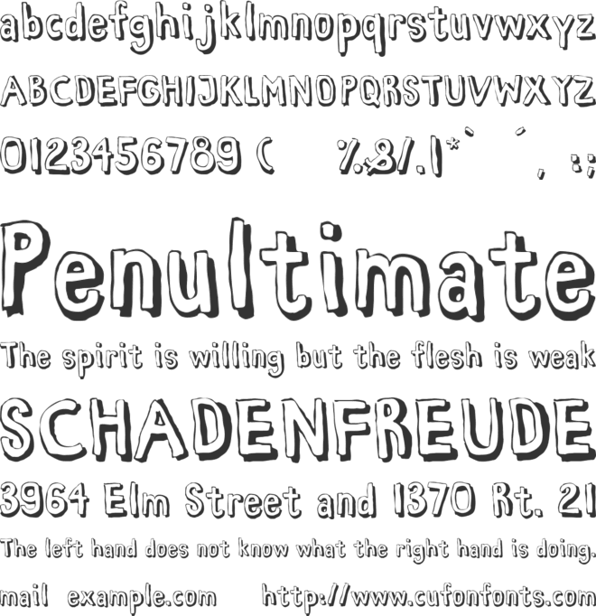 Habana Vieja font preview