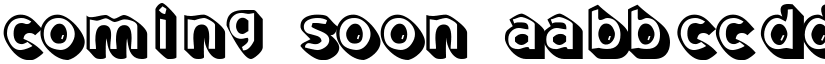 Coming Soon font
