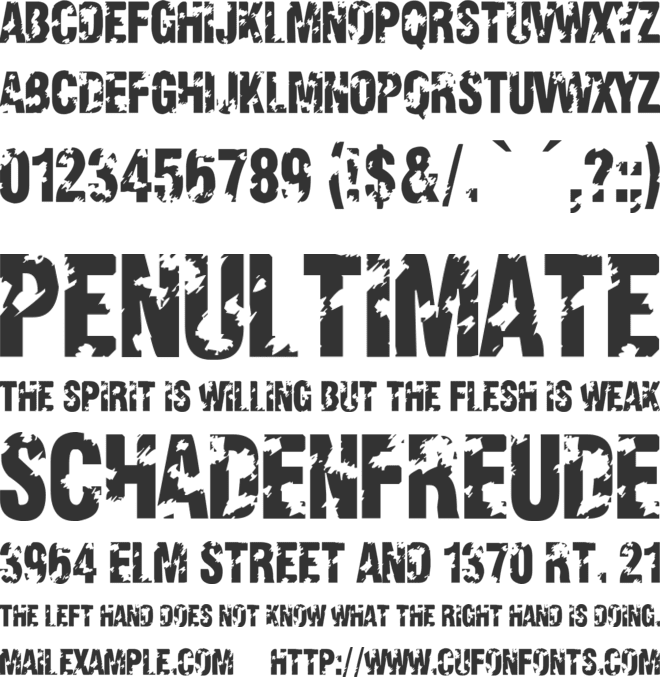 Viva Allende font preview