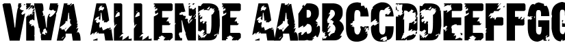 Viva Allende font