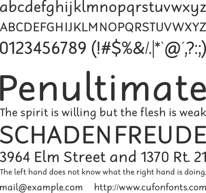 Robaga Rounded font preview
