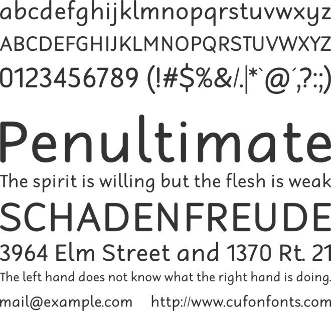 Robaga Rounded font preview