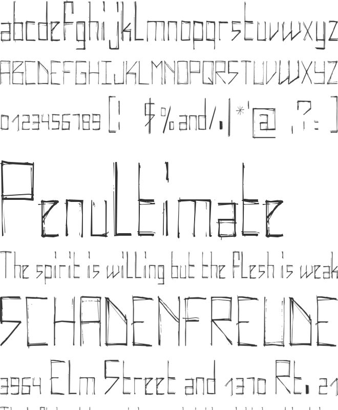 Elektrodisiac font preview