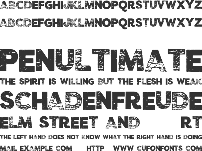 vtks carbo 753 font preview