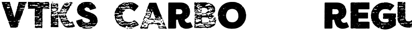 vtks carbo 753 Regular font