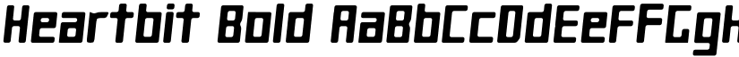 Heartbit Bold font