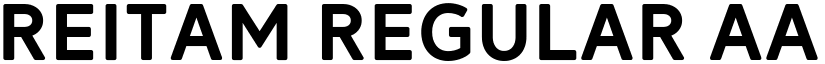 Reitam Regular font