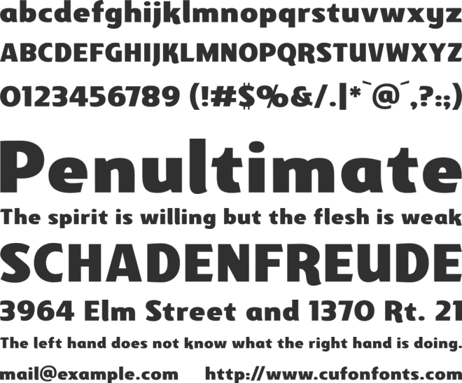 Graveside BB font preview