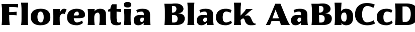 Florentia Black font