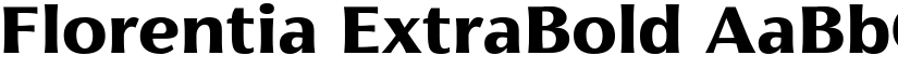 Florentia ExtraBold font
