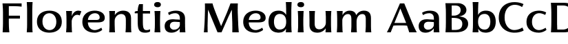 Florentia Medium font