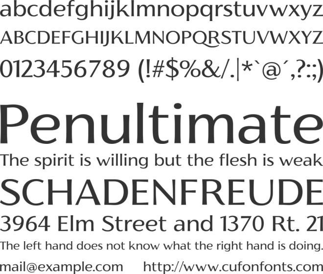 Florentia font preview