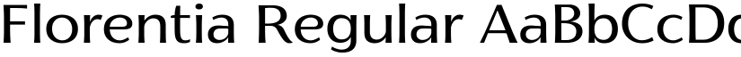 Florentia Regular font