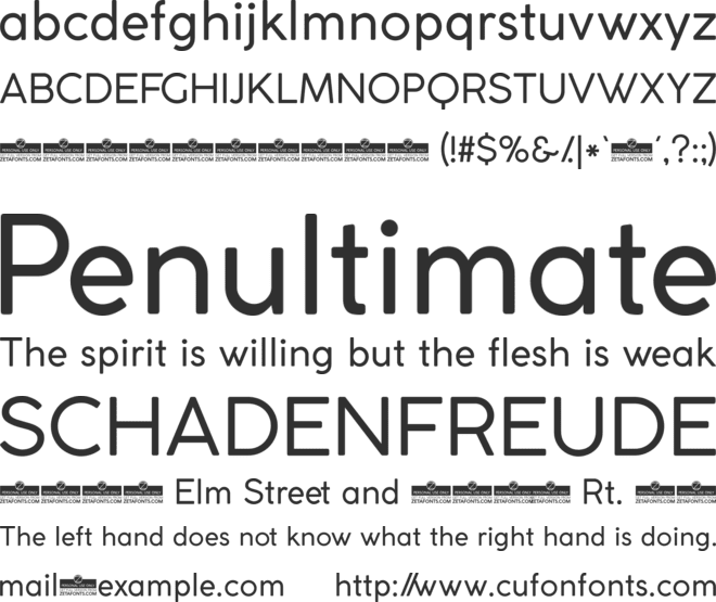 Coco Gothic font preview