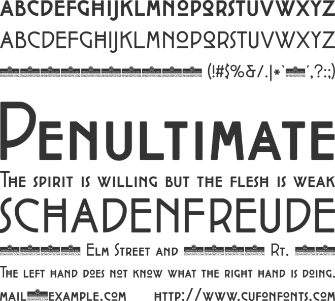 Cocotte font preview