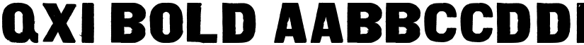 qxi Bold font